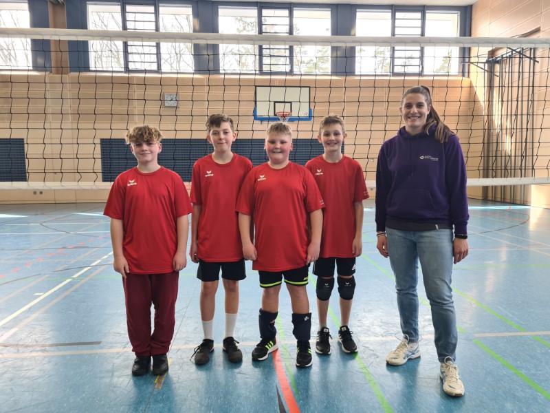2. Platz beim Regionalentscheid der Steller-Volleys Jungen IV