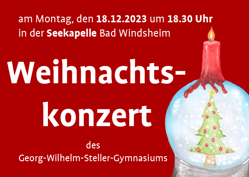 Einladung zum Weihnachtskonzert 2023