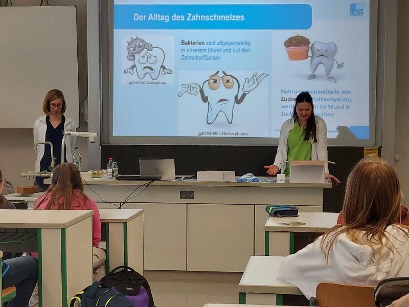 Zahngesundheitspflege in der 5. Jahrgangsstufe
